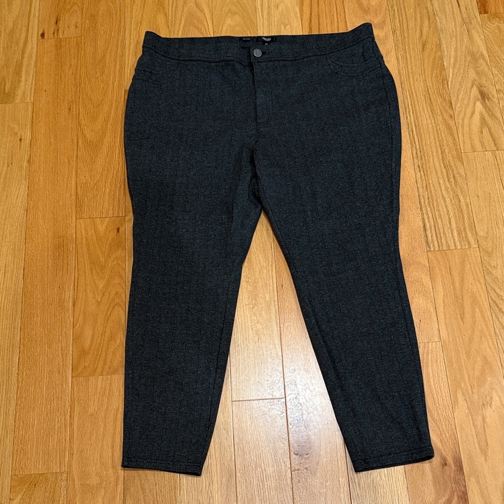 Simply Vera Vera Wang Charcoal Dress Pants